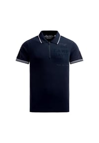 CAMP DAVID - Poloshirt Game.Set.Match Kurzarmshirt mit Polokragen - dunkelblau