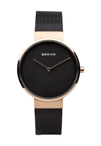 BERING - CLASSIC Damenuhr "14531-166" - SCHWARZ/ ROSÉGOLD