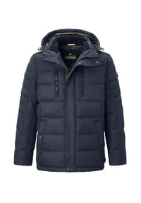 redpoint - warme Steppjacke mit Kapuze Finley - grey