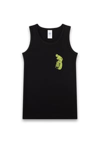 Sanetta - Unterhemd, breite Träger, für Kinder - 10015 S.BLACK