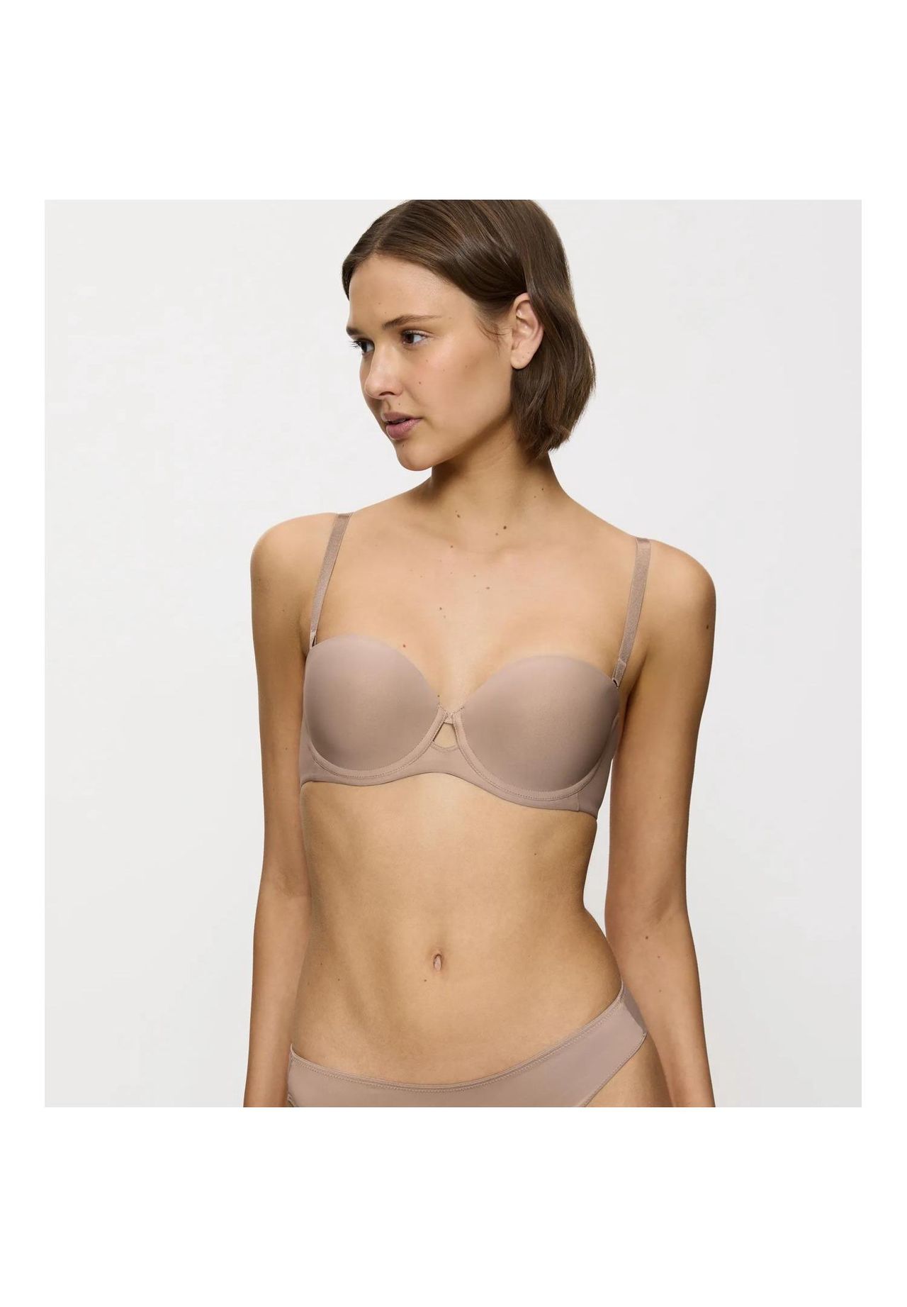 Triumph Pure Micro Multiway-Bh, TräGerlos, Gepolstert, FüR Damen, Braun, 90B