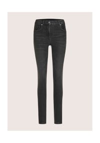 MADELEINE - Kurzgröße: Glanzvolle Slim Fit Five-Pocket-Jeans - black denim