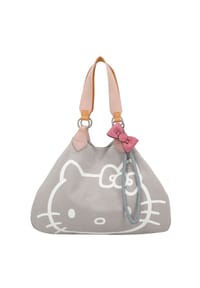 Hello Kitty - Shopper 'Hello Kitty fritzi Izzy Medium' mit süßem Schleifenanhänger - Beige