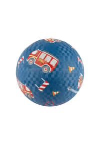sigikid® - Kautschukball Feuerwehr, 17cm ,  für Kinder - blau
