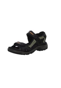 ecco® - Trekkingsandalen, Leder, Klettverschluss, für Herren - 50034 BLACK/MOLE/B