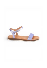 Apple of Eden - Sandale ISA Hochwertige Ledersandale mit modernem Design - CORNFLOWER