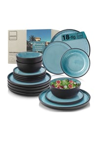 SÄNGER Steingut Geschirrserie Granada - Granada - Blau - Kaffeebecher Set Granada 6 teilig