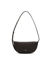 KAZAR STUDIO - Dunkelbraune Handtasche mit silberner Hardware - Dunkelbraun