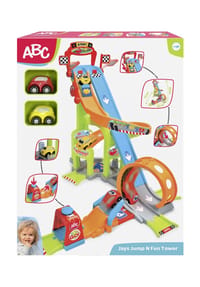 DICKIE TOYS - Auto-Rennbahn "ABC Jays Jump N Fun Tower" - 