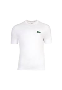 LACOSTE - Herren T-Shirt - Loungewear, Rundhals, Logo, Baumwolle, einfarbig - Grau