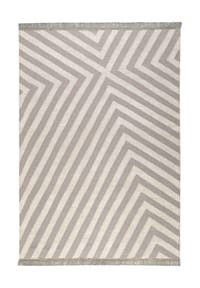 WECONhome - Kurzflorteppich Edgy Corners - Skandi Look handgewebt - natur