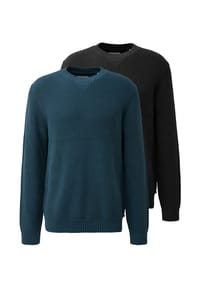 s.Oliver - Pullover 2er Pack Basic - Braun