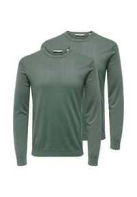 ONLY & SONS - Pullover 2er Pack Wyler - Schwarz