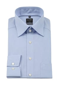 OLYMP - Luxor Businesshemd, Modern Fit, Kent-Kragen, bügelfrei, für Herren - 11 BLEU
