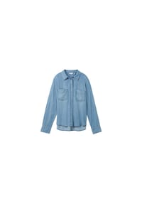 TOM TAILOR - Jeanshemd "Loo", Turn Up-Funktion, für Damen - 10113 CLEAN MID S