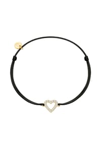 GLANZSTÜCKE MÜNCHEN - Damen Armband aus 925/- Sterling Silber in Gelbgold mit Zirkonia - gelbgold