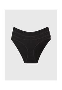 Calvin Klein - Slip, 3er-Pack, Gummibund, für Damen - UB1 BLACK