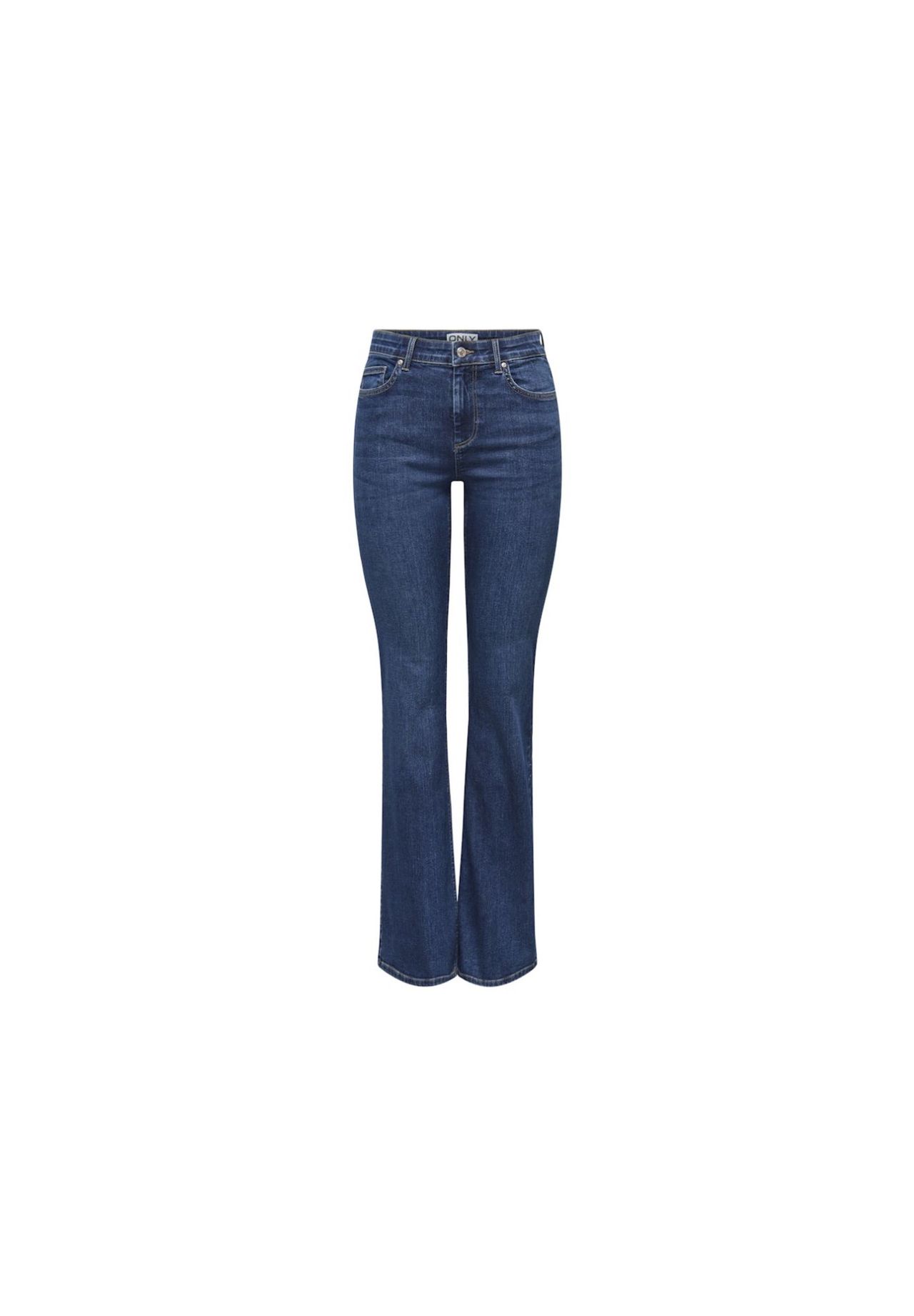 Only, Damen, Jeans, Onlblush Mw Back Pock Flared Pim134 Dnm, Blau, (32) - Bild 8