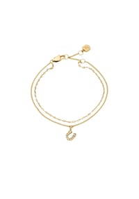 FOSSIL SUTTON - Damen Armband "Horseshoe", Edelstahl - GELBGOLD