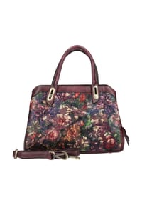 LAURA VITA® - Lederimitat/Textil Taschen - Weinrot