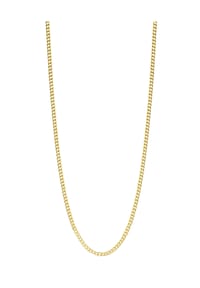 Adelia's Minimal Line - Halskette – Panzerkette aus 333 Gold 45 cm - gold