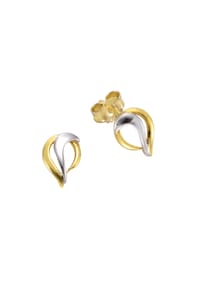 fascination by Ellen K. - Ohrstecker 585/- Gold - mehrfarbig