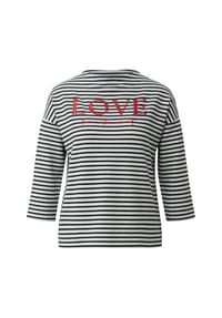 s.Oliver BLACK LABEL - Sweatshirt, Stehkragen, für Damen - 02G1 WHITE