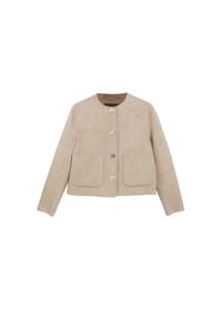 s.Oliver BLACK LABEL - Kastenjacke, Knopfleiste, für Damen - 84Q2 BROWN