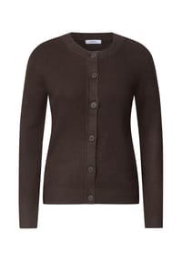 CECIL - Cardigan, Knopfleiste, für Damen - 17747 TRUFFLE BROW