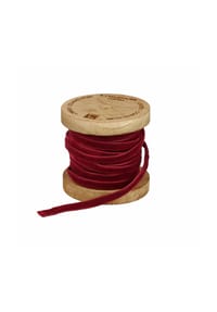 LOBERON Samtband Olessa rot - Geschenkedekoration - rot