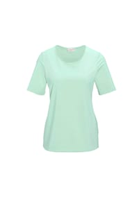 GOLDNER - Kurzgröße:  Gepflegtes Shirt in formstabiler Ware - bleu