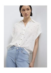 mavi - Hemdbluse, Blusenkragen, für Damen - 91514 SMALL STROK
