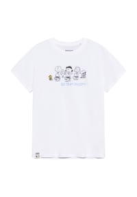 MANGUUN - Shirt, Rundhalsausschnitt, für Kinder - WHITE PEANUTS