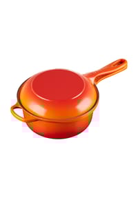 LE CREUSET® - Marmitout "Signatur", 2in1, aus Gusseisen - OFENROT