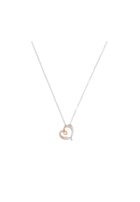 amor - Damen Kette mit Anhänger "9188390", 925er Silber - BICOLOR