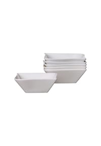 Ritzenhoff & Breker Servierschalen Melodie ø 18,5 cm 6er Set weiß - MELODIE - weiß