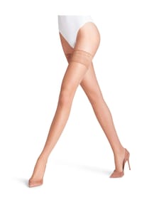 FALKE - Lunelle Stay-Ups, Spitze, 8 den, für Damen - 4169 POWDER