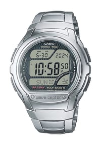 CASIO FUNKUHREN - Herren Digitaluhr "WV-58RD-1AEF" - SILBER