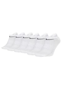 NIKE - Unisex 6er Pack Sneaker Sportsocken - Everyday, Lightweight No Show, einfarbig - Schwarz