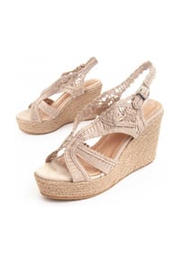 NYREX - Keilsandale Spartsum10 Beige - beige
