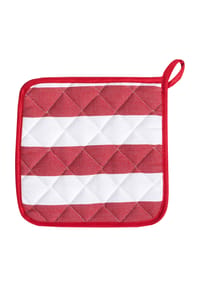 KRACHT® - Topflappen "Blockstreifen" - 10 ROT
