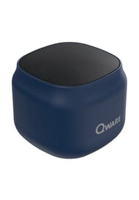 COFI - Qware Sound Speaker – Kabelloser Mini Lautsprecher mit Steuerung - Blau 25x25x10 cm