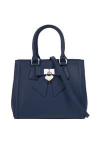 Cluty - Handtasche Solcuore Echt Leder, Made In Italy - beige