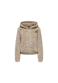 ONLY® - Felljacke "New Wanna", Kapuze, für Damen - 183019 HUMUS