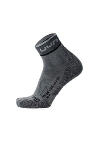UYN® - Damen Trekking-Sneakersocken - Trekking One Cool Low Cut Socks, Wandersocken, Logo - Grau