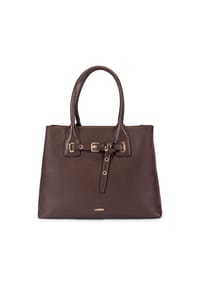 L.CREDI SADETTE - Shopper, Kunstleder, für Damen - CHOCOLATE