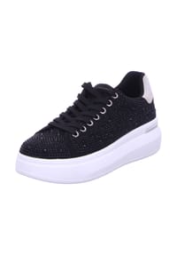 la strada - Schnürschuhe - black micro/stones