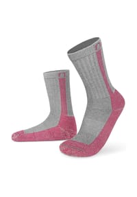 normani® - 2 Paar Merino Wander- und Arbeitssocken Nowra - Blau/Grau