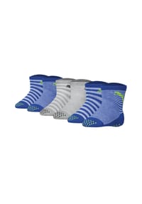 PUMA® - Baby Unisex Socken, 6er Pack - ABS SOCKS ECOM 6P - Grau/Blau
