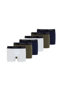 WESTMARK LONDON - Retro Short / Pant 6er Pack Lucas - Black / White / Grey Melange